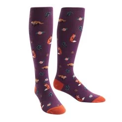 Sock It To Me Fox Trot Stretch-It Knee High Socks