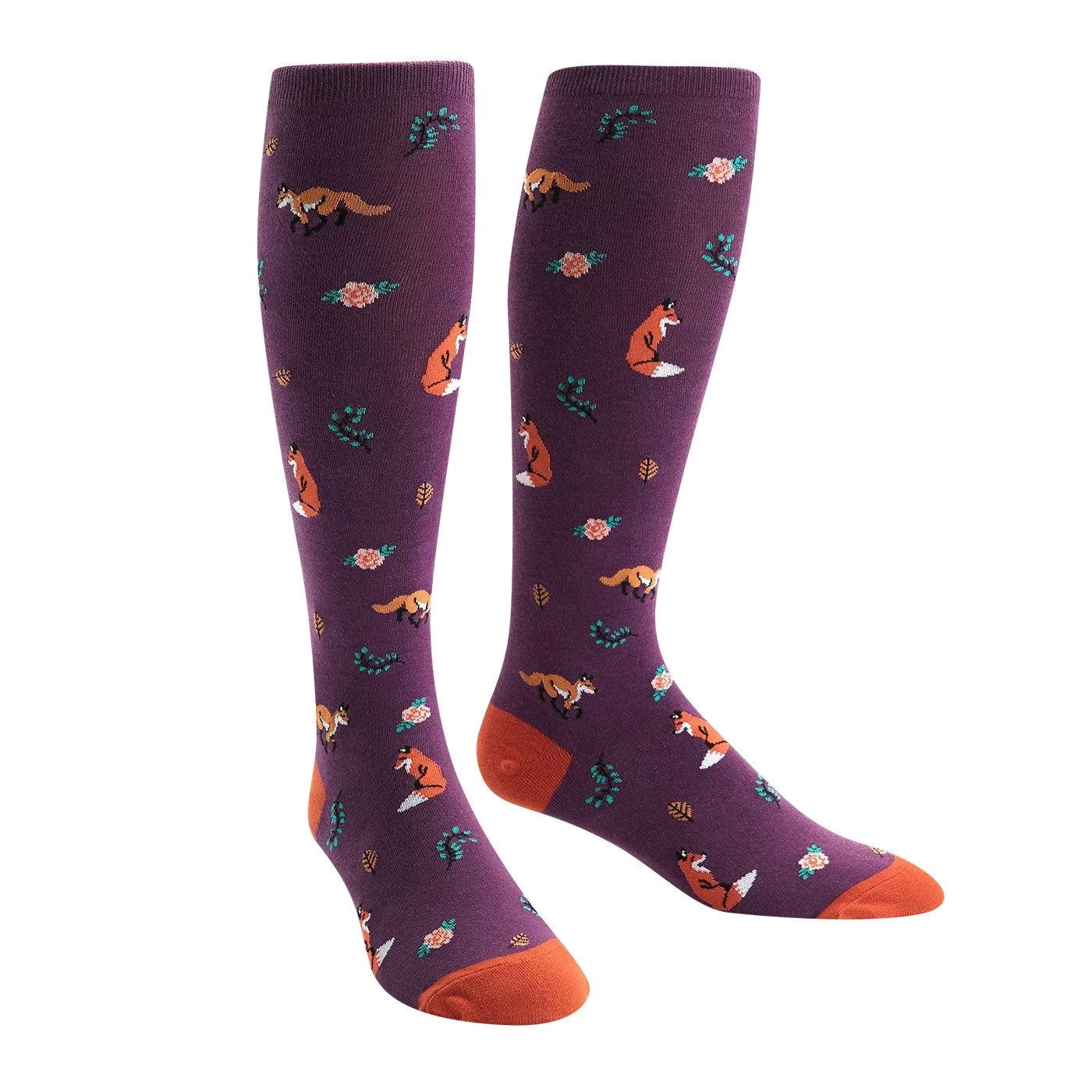Sock It To Me Fox Trot Stretch-It Knee High Socks