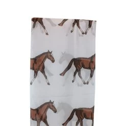 Horse Light Grey Scarf