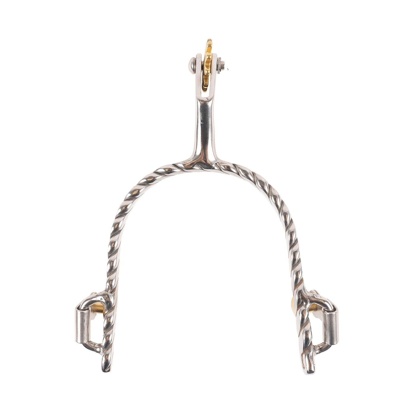 Metalab Twisted Stainless Steel Western Spurs - Men's - Image 2