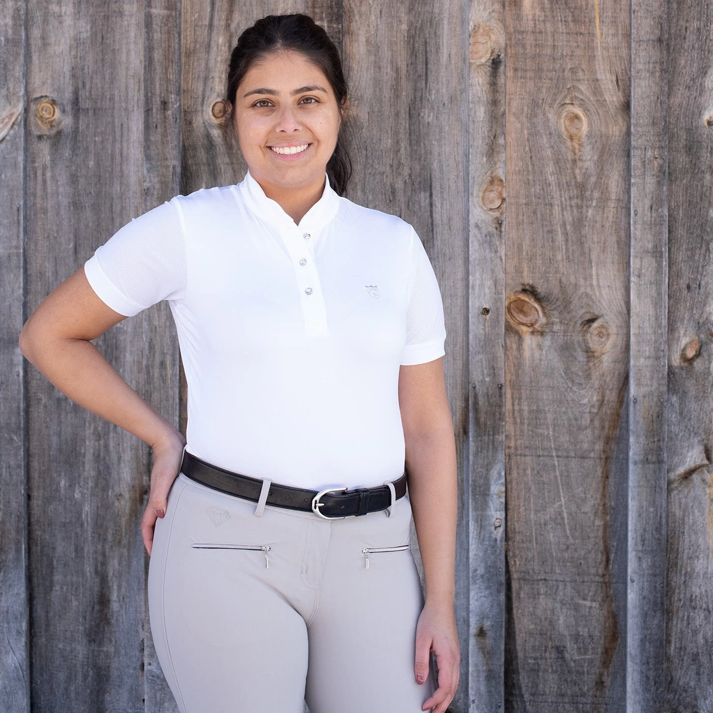 Elation Platinum Helena Short Sleeve Show Shirt - Image 2