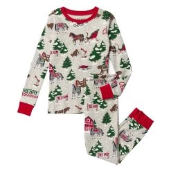 Hatley Christmas Tree Farm Pajama Set - Kids'
