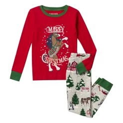 Hatley Marey Christmas Tree Farm Pajama Set - Kids'