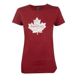 Halter Equestrian Bamboo Canada Word Tee