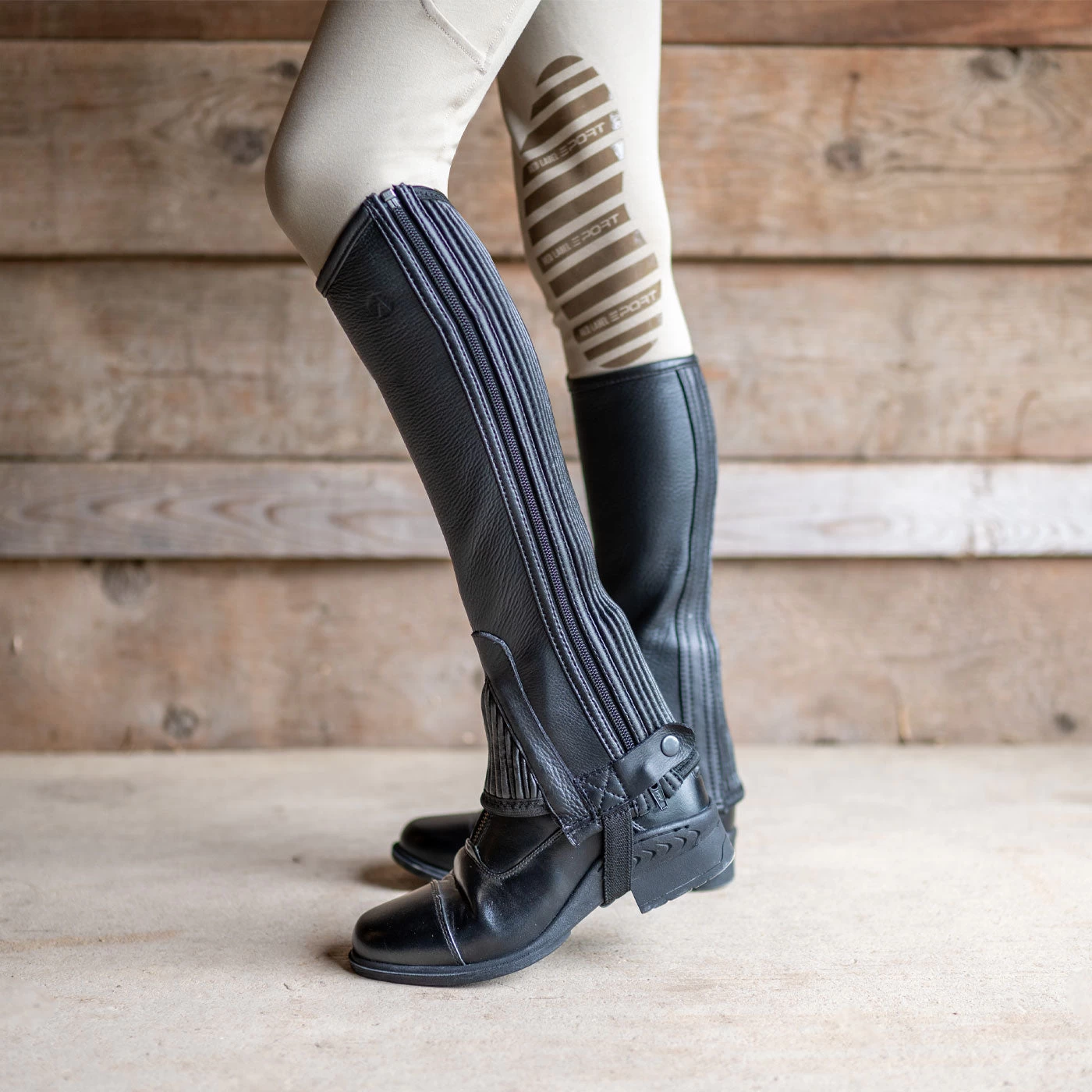 Auken FitMe Aspire Leather Half Chaps - Kids' - Image 11