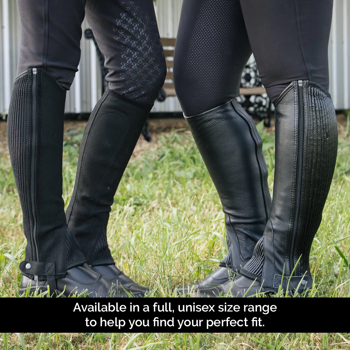 Auken FitMe Aspire Leather Half Chaps - Kids' - Image 5