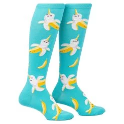 Sock It To Me Bananarwhal Knee High Socks