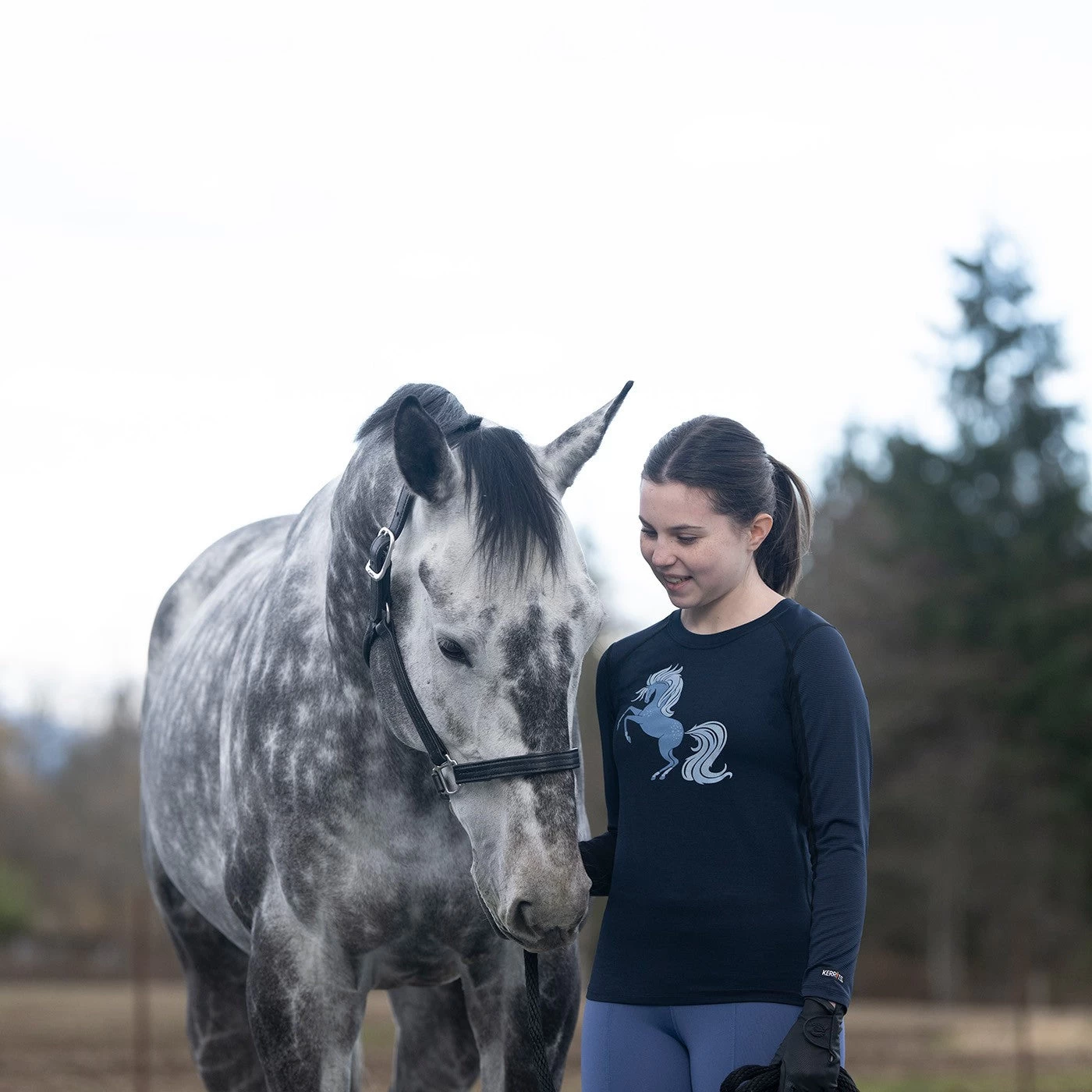 Kerrits Free Frolic Base Layer Top - Kids' - Image 2