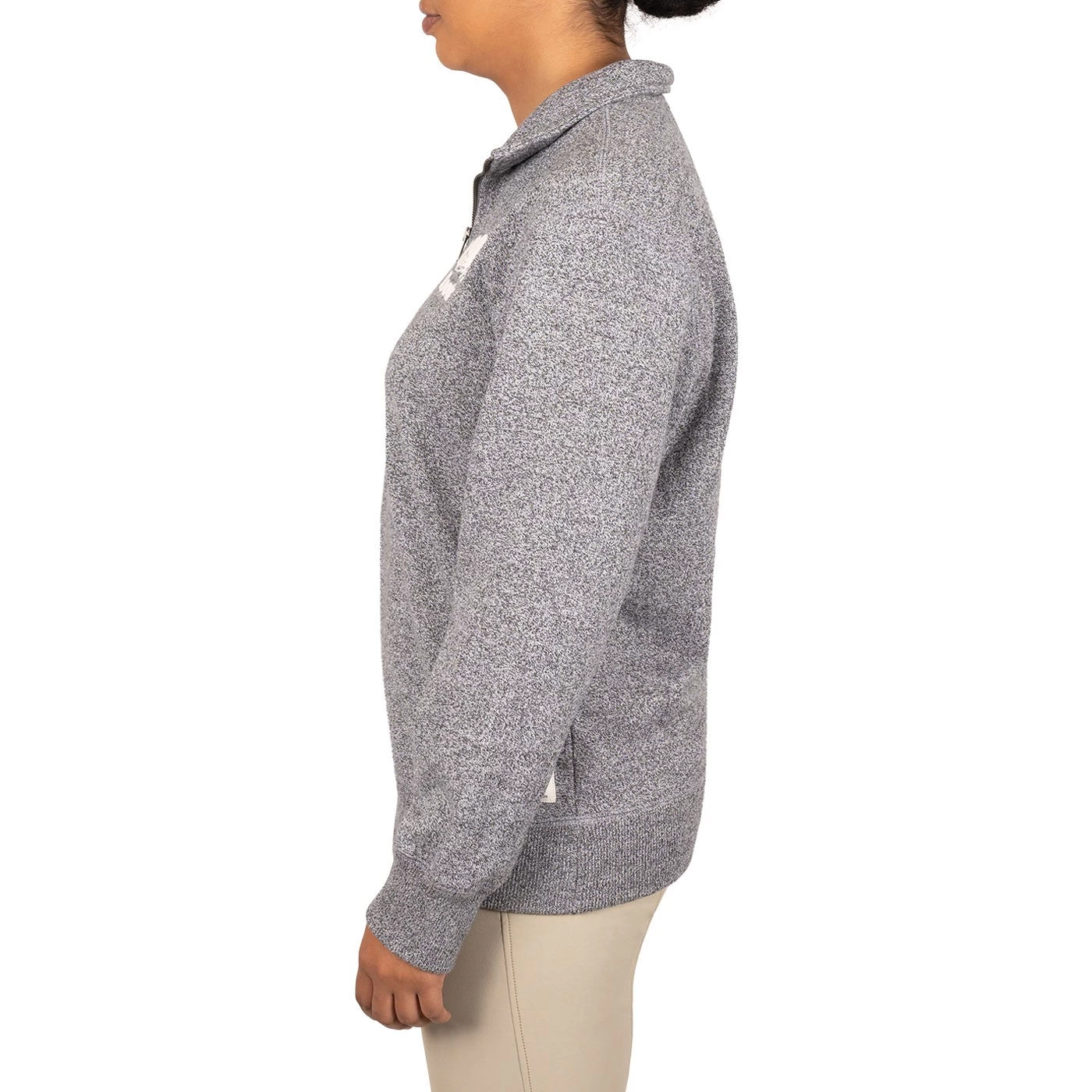 Roots Equestrian Stein Zip Gender Free Sweatshirt - Image 2