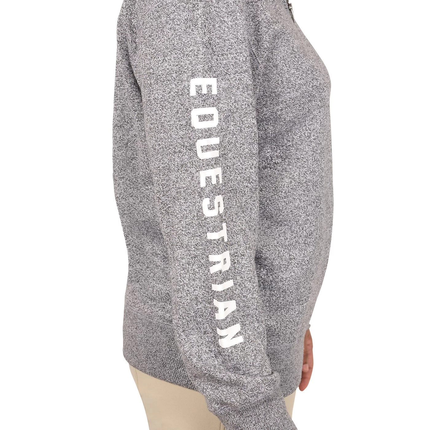 Roots Equestrian Stein Zip Gender Free Sweatshirt - Image 5