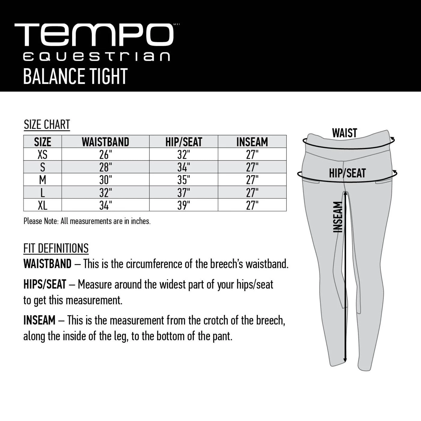 Tempo Equestrian Balance Tight - Image 16